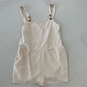 Roxy linen romper